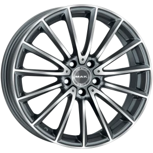 Mak Wheels – KOMET – Gunmetal – 17″x7.5″ 40mm – Summer Wheels – F7570KMQM40WS2X
